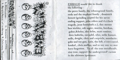 Embalm : Persistance of Suffering Embalm : Persistance of Suffering
